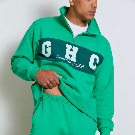 Limited Edition: Varsity Zip in Green