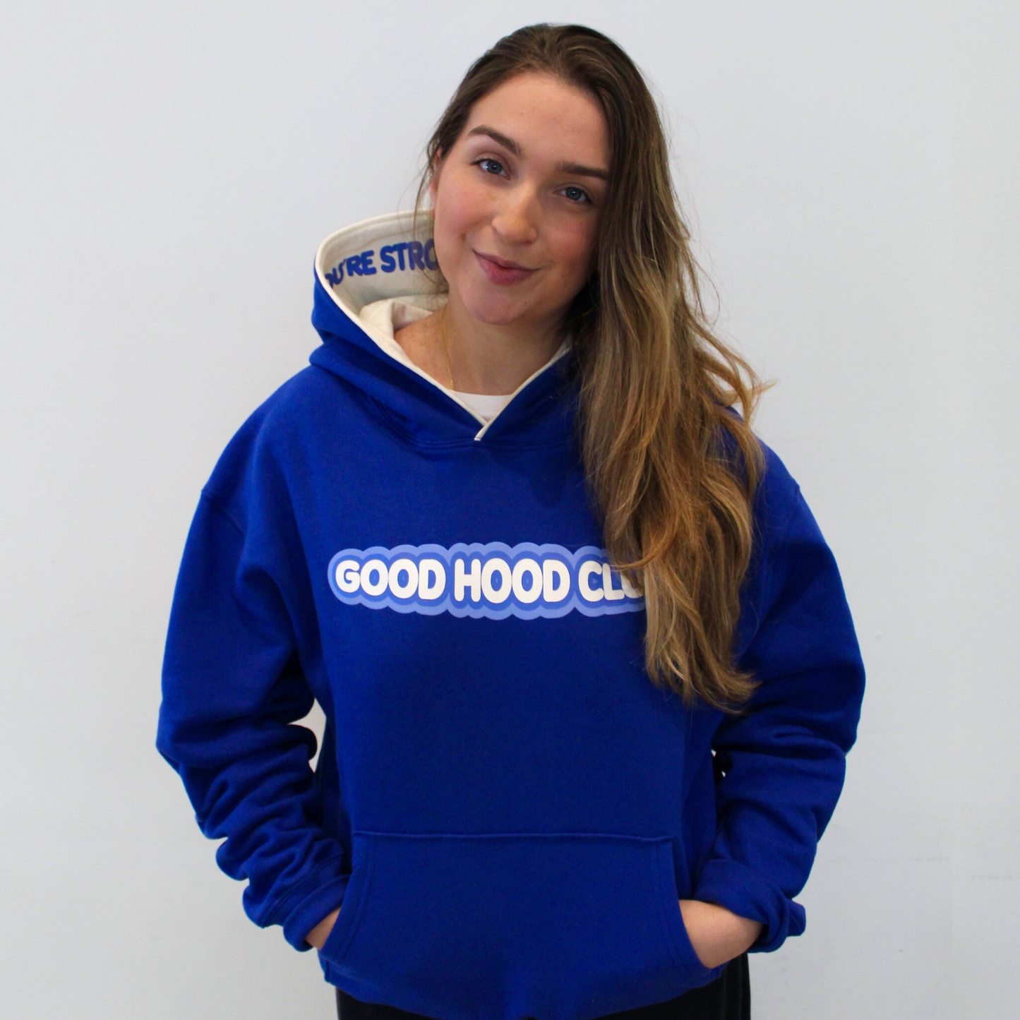 Holiday Hood in Royal Blue